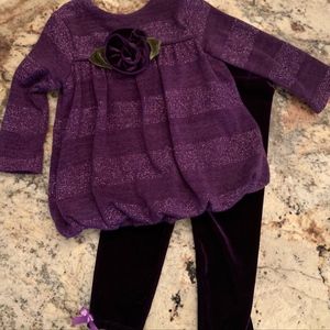Iris & Ivy Purple Set for the Royal Princess  12M